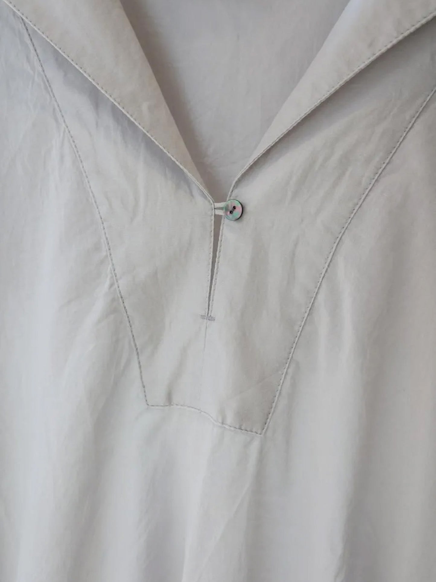 sheer sailor collar tunic