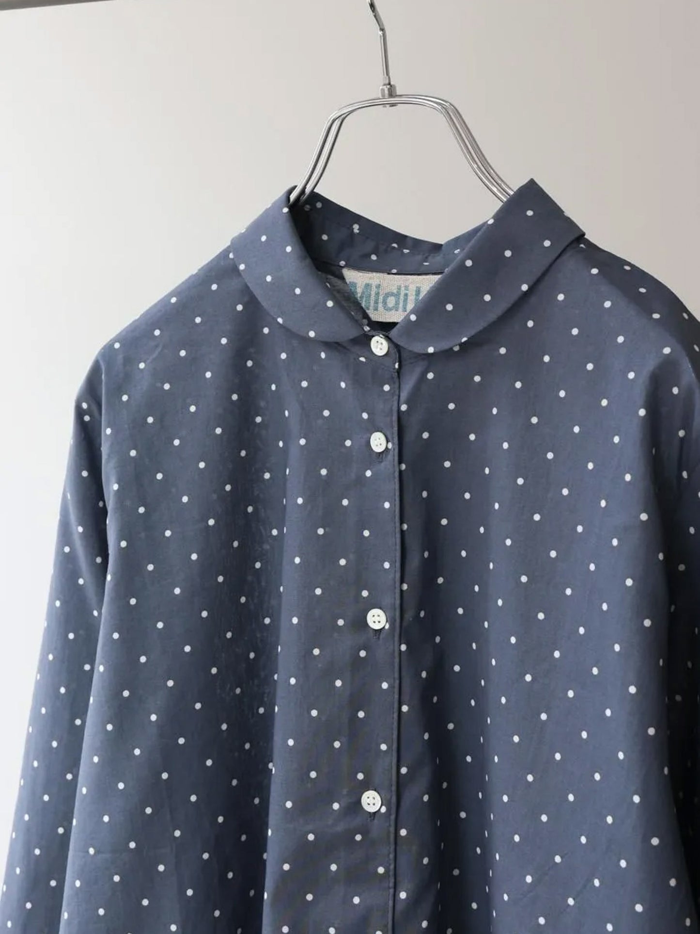 dots dutch collar shirt