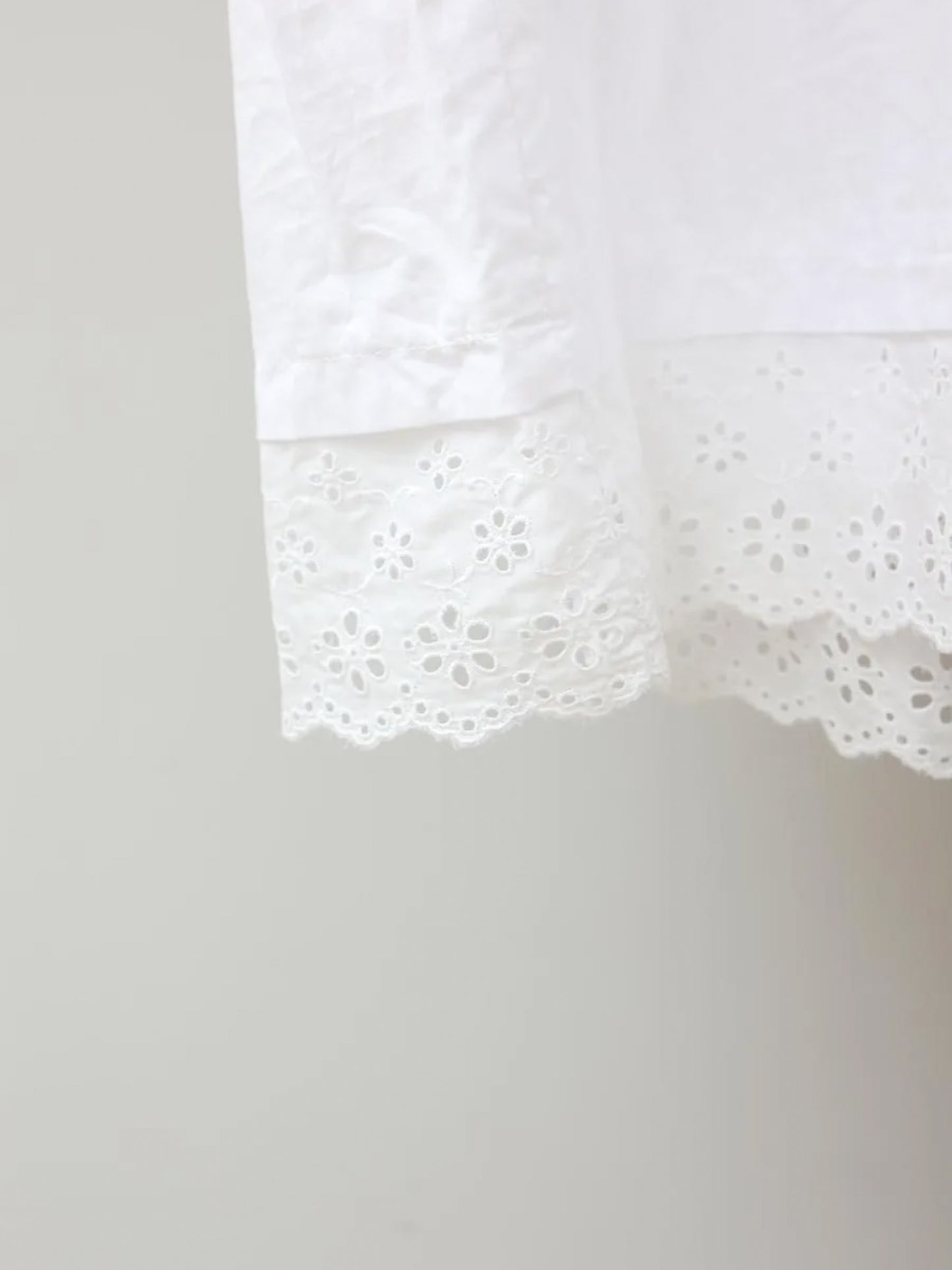 hem lace smock onepiece