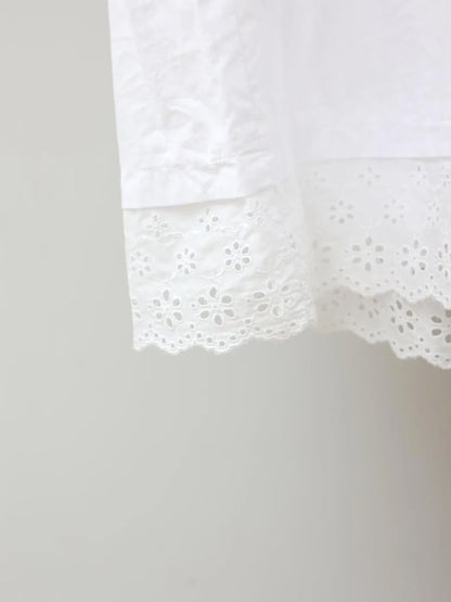 hem lace smock onepiece