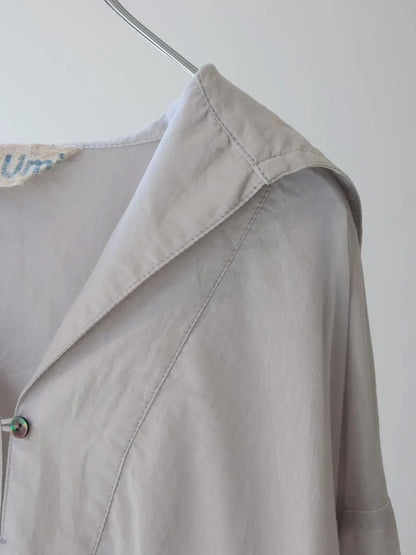 sheer sailor collar tunic