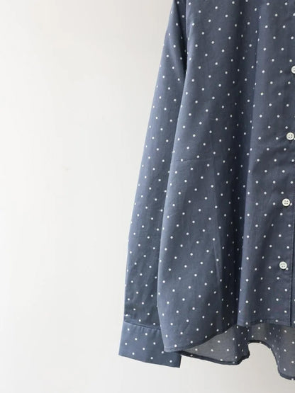 dots dutch collar shirt