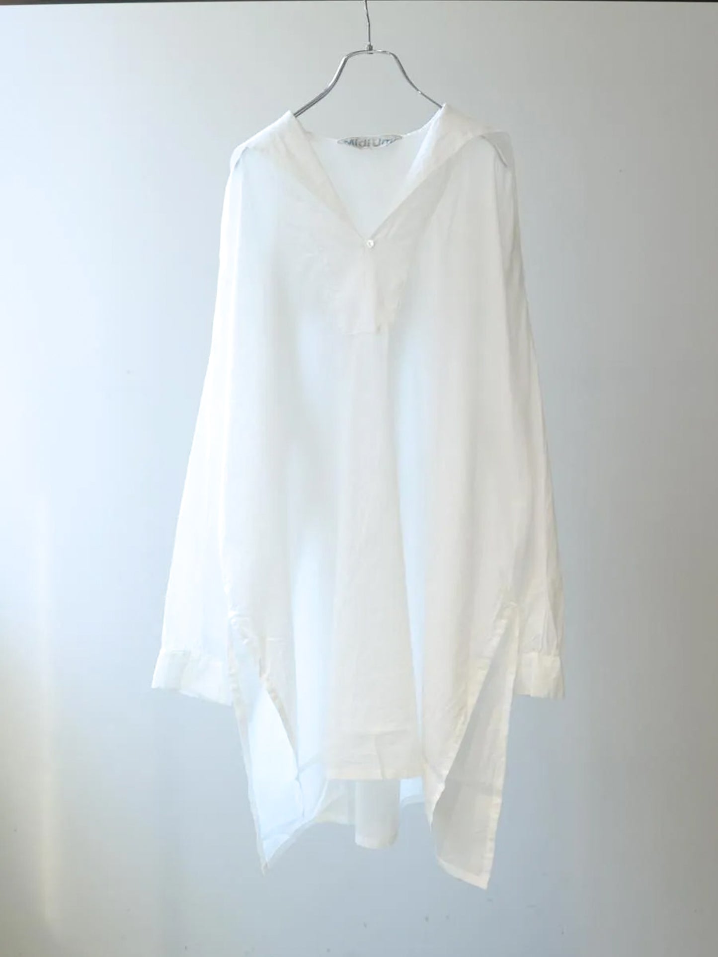 sheer sailor collar tunic