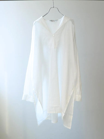 sheer sailor collar tunic