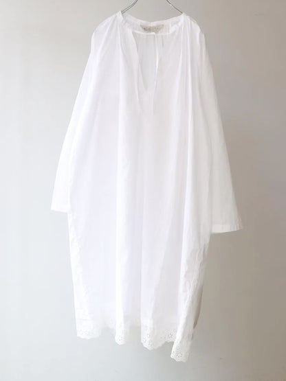 hem lace smock onepiece