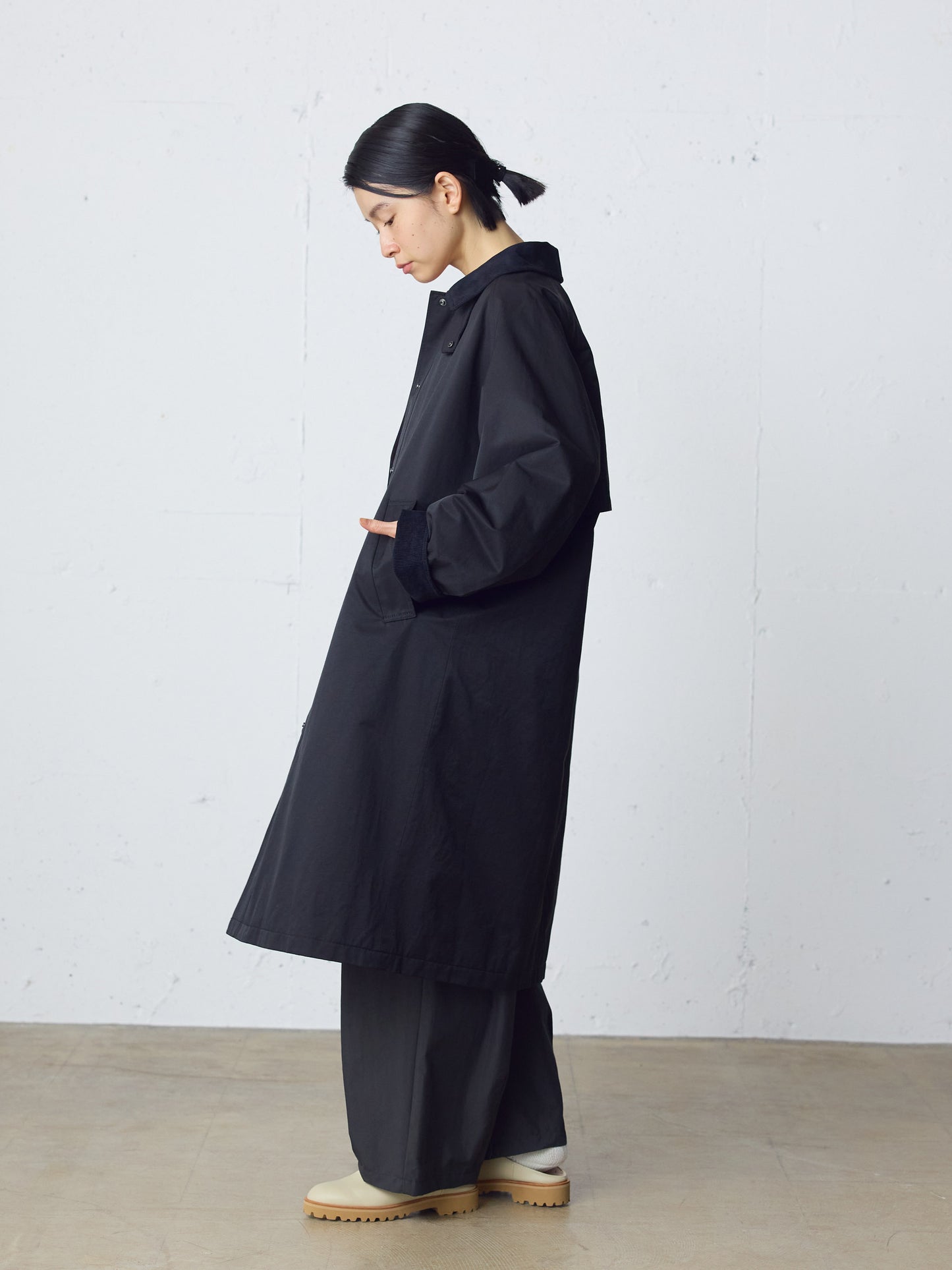 padded hunting long coat