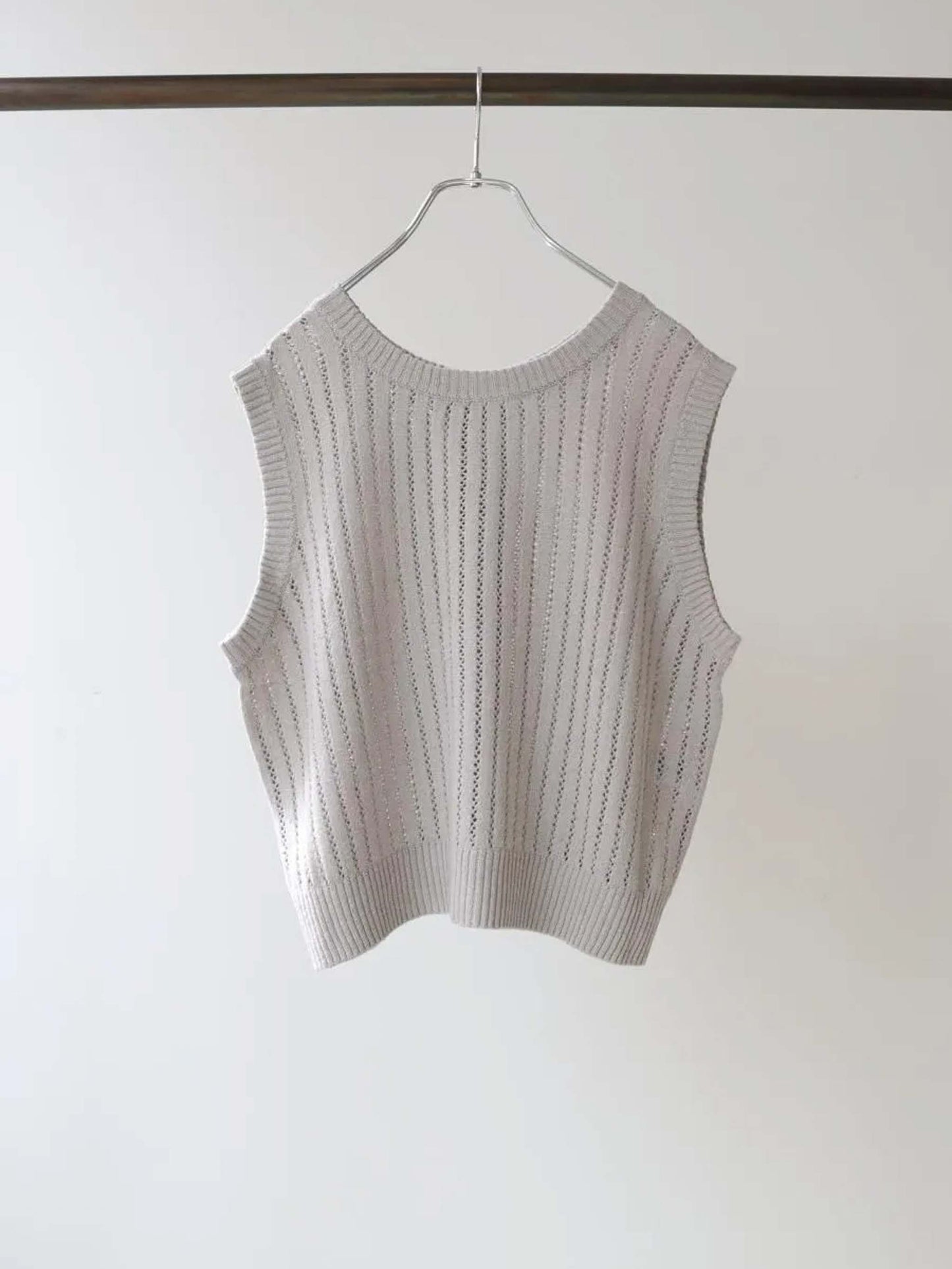 pattern knitting 2way vest