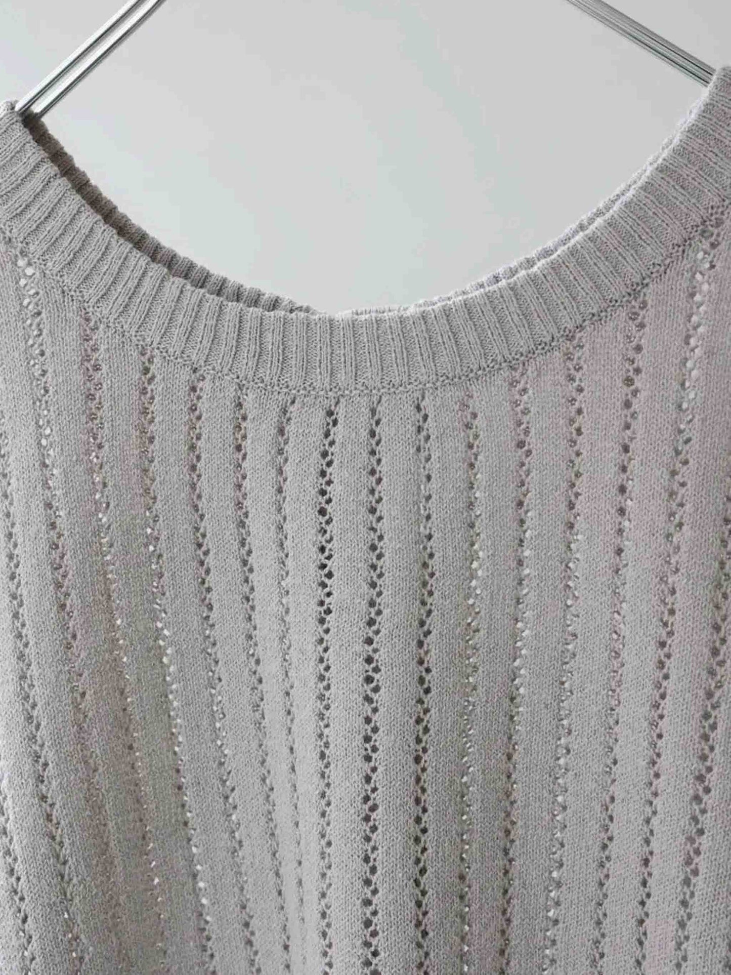 pattern knitting 2way vest