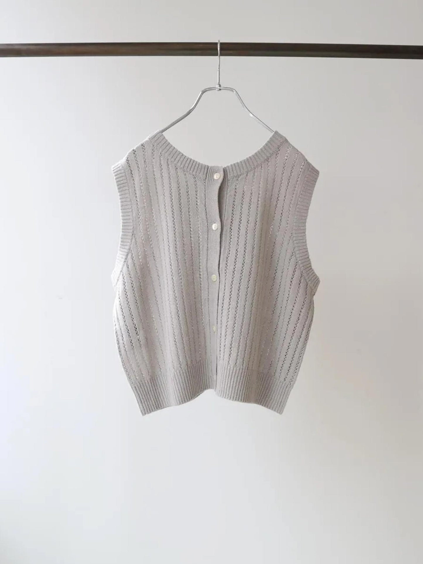 pattern knitting 2way vest