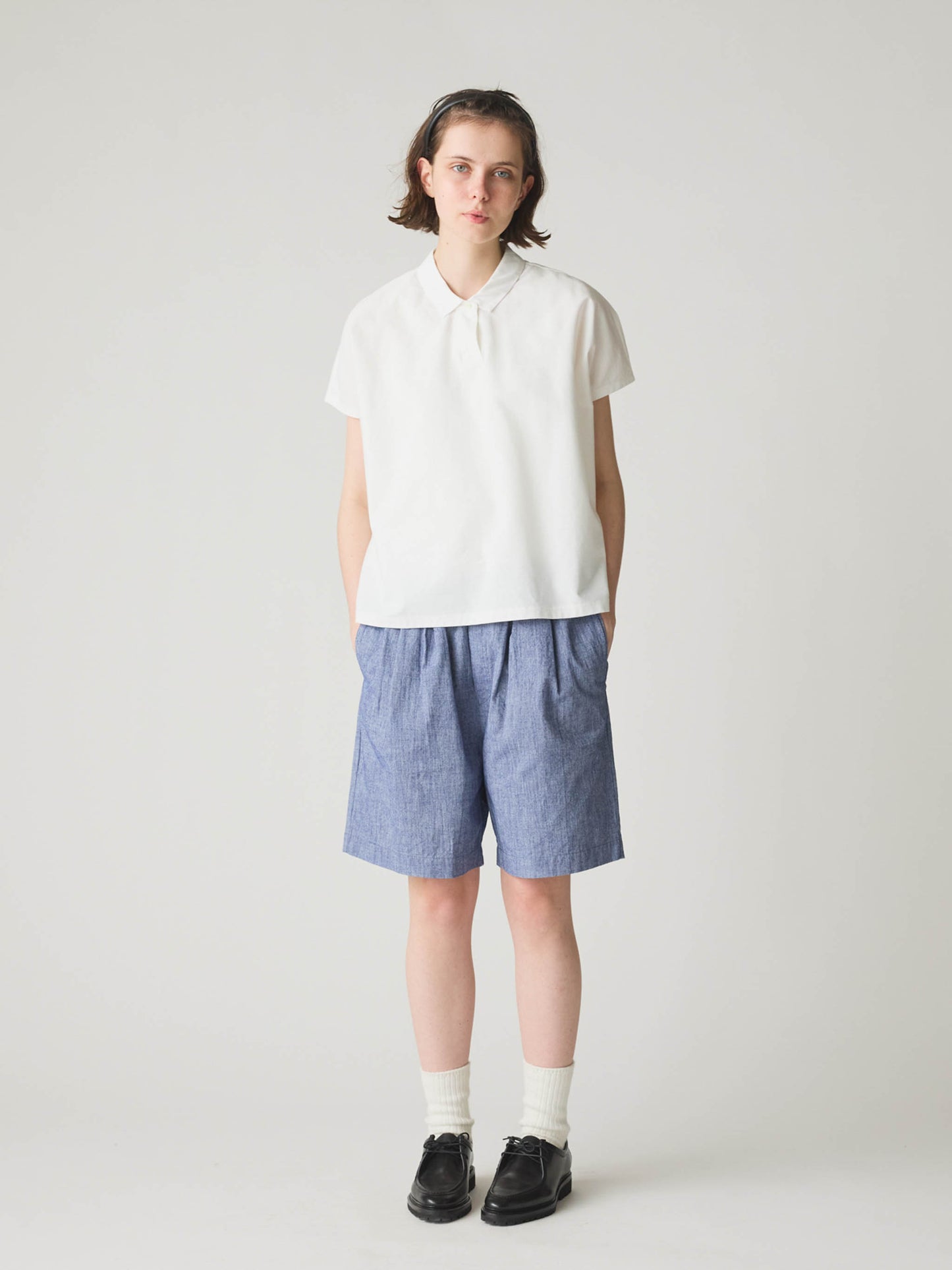 polo no sleeve pullover