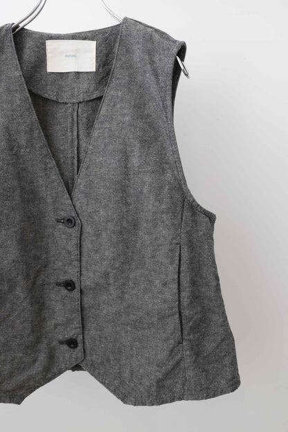 cotton linen vest