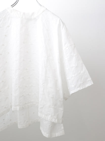 dots wide shirt pullover