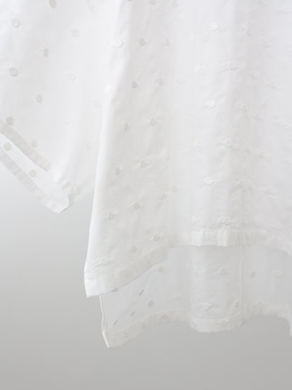 dots wide shirt pullover