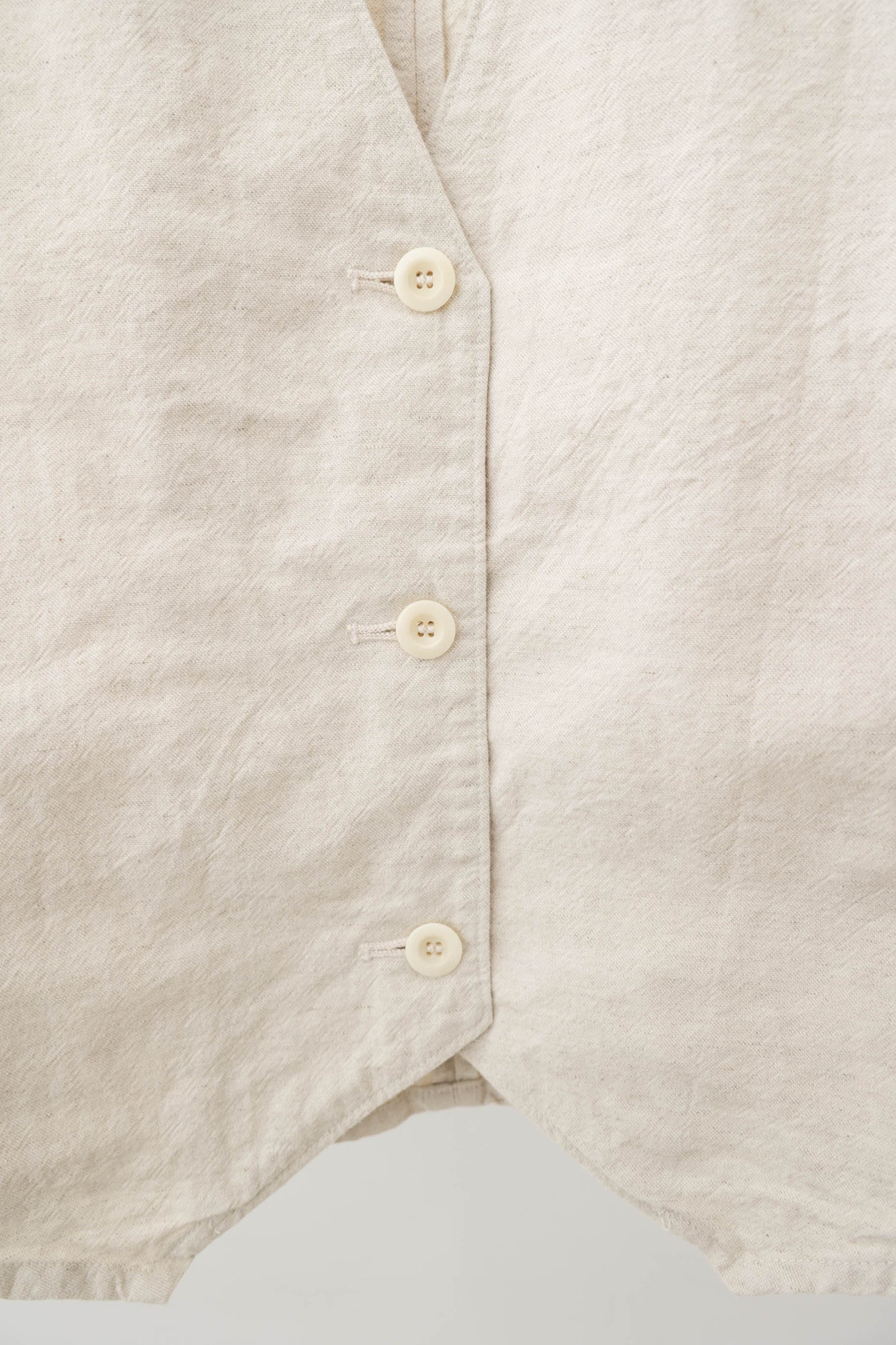 cotton linen vest