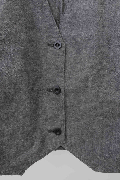 cotton linen vest