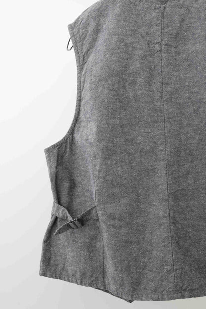 cotton linen vest