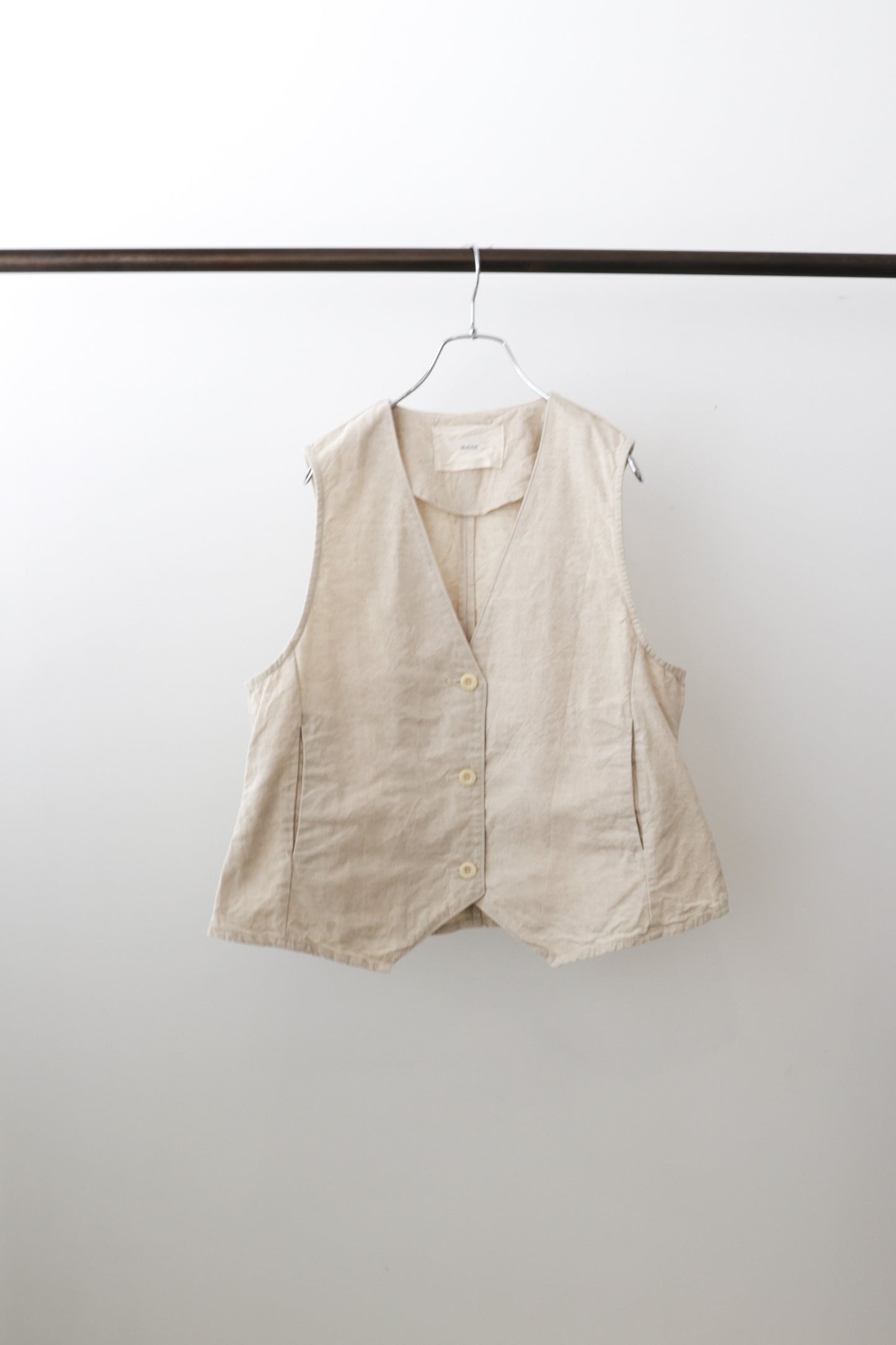 cotton linen vest