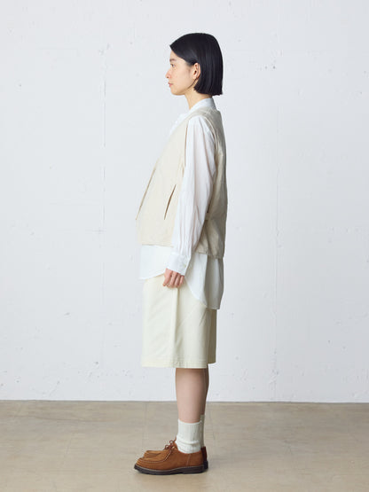 cotton linen vest