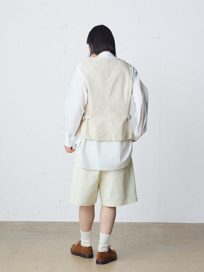 cotton linen vest