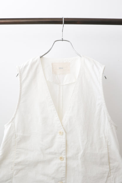cotton linen vest