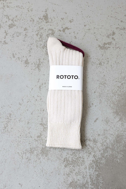 LI/CO RIBBED SOCKS R1461 /ROTOTO