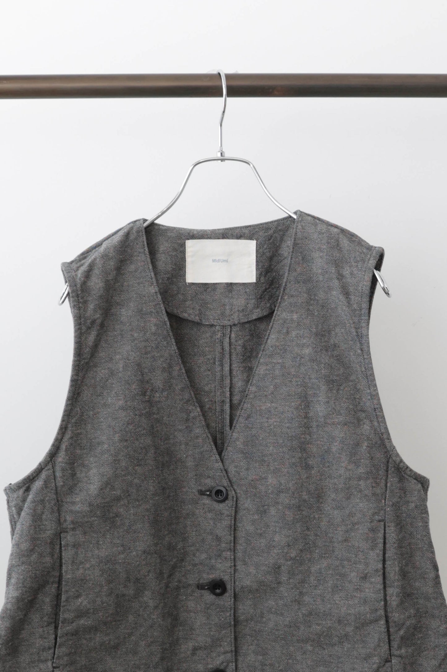 cotton linen vest
