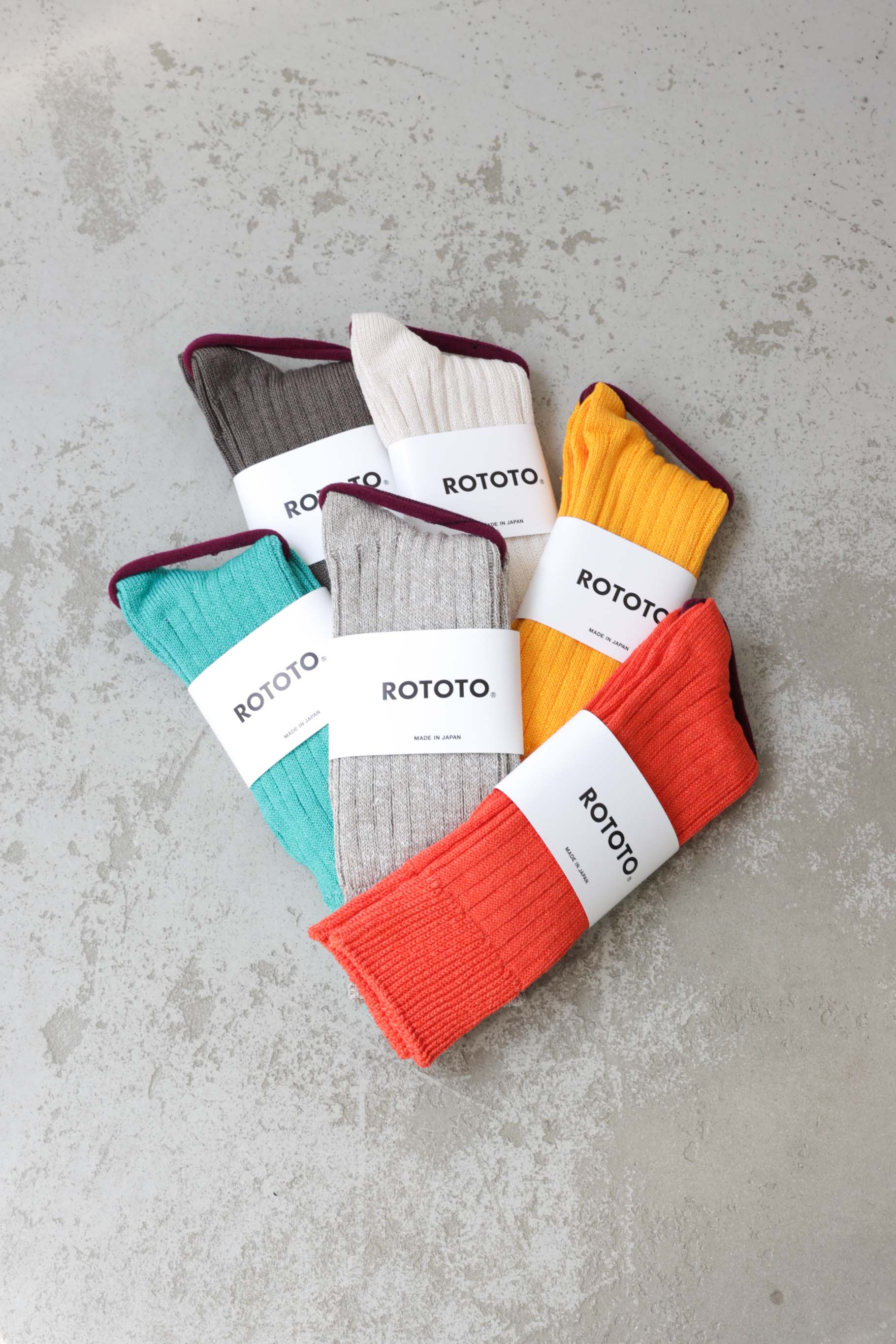 LI/CO RIBBED SOCKS R1461 /ROTOTO
