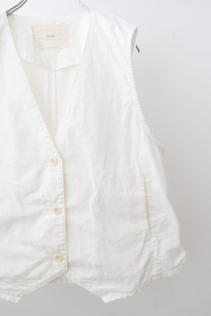 cotton linen vest