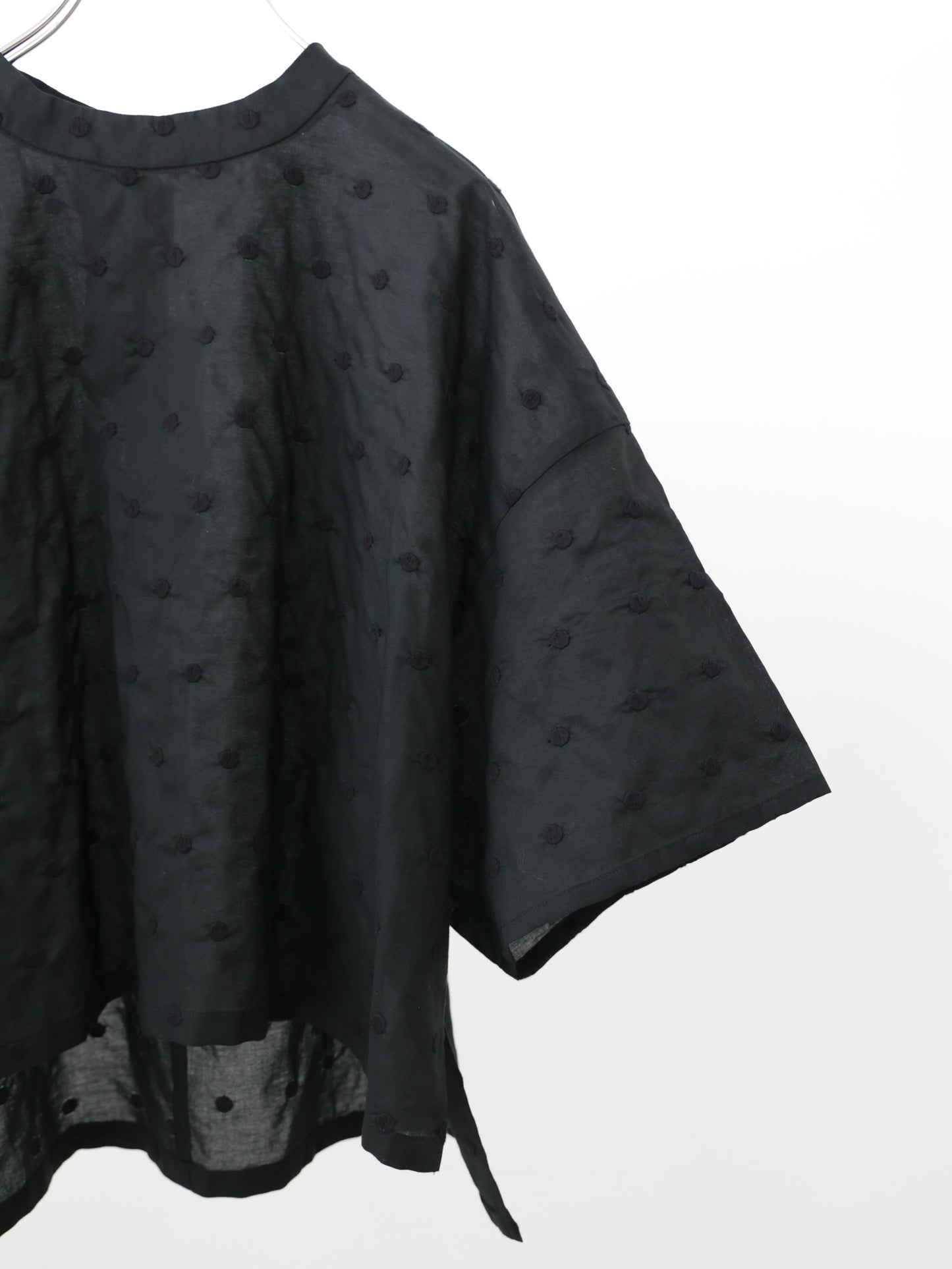 dots wide shirt pullover