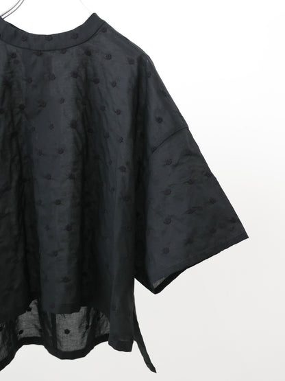 dots wide shirt pullover