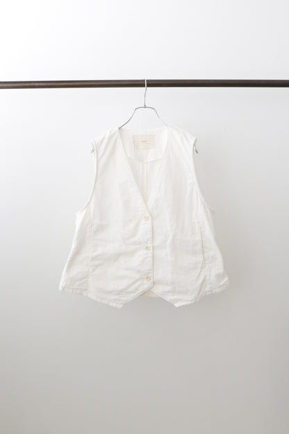 cotton linen vest