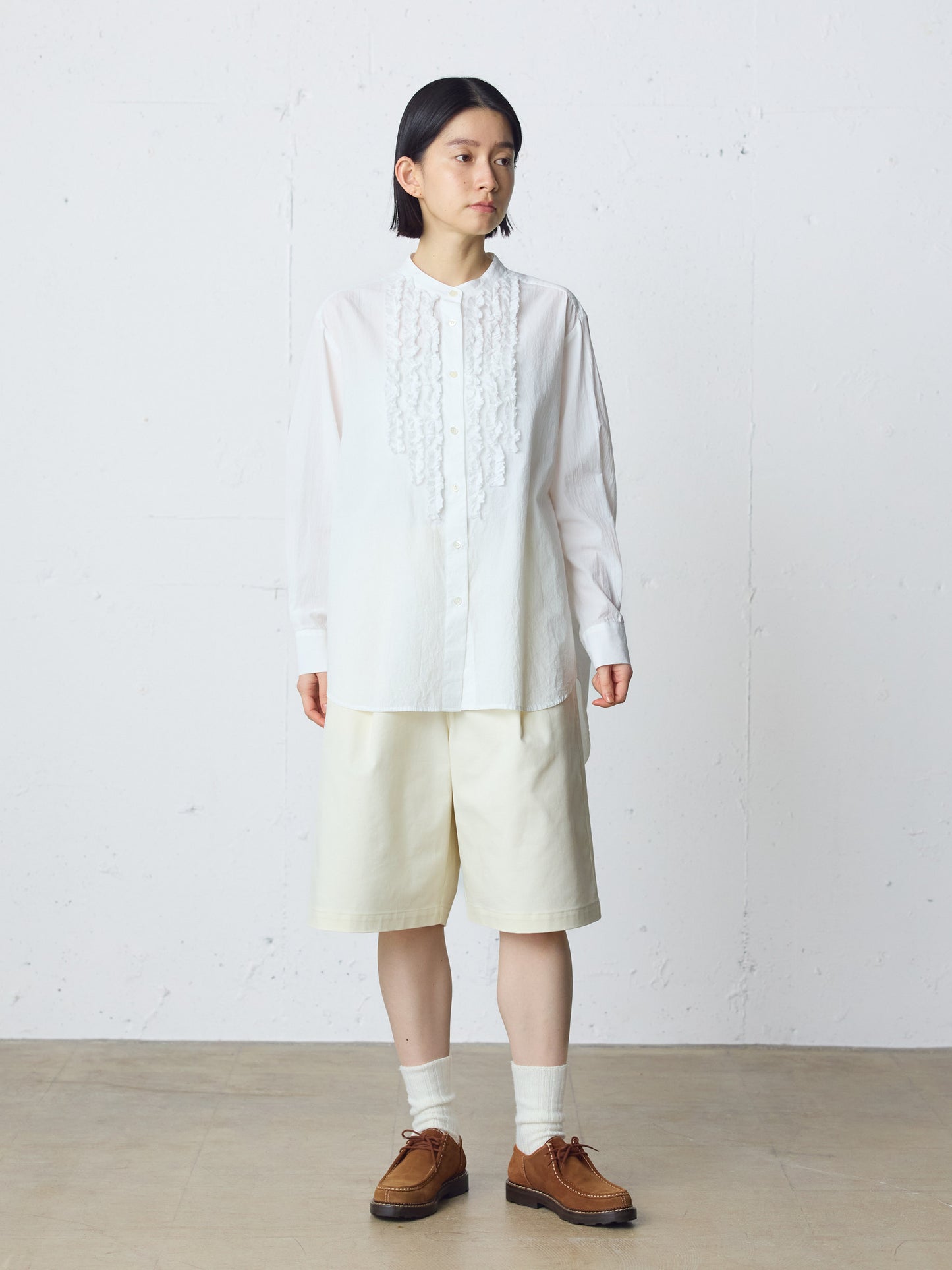 front frill shirt