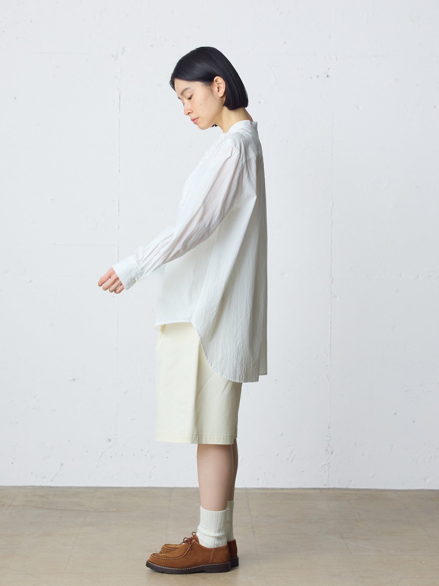 front frill shirt