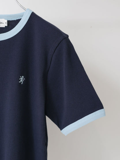 CREW NECK RINGER Tee GY-C0326 /GYMPHLEX