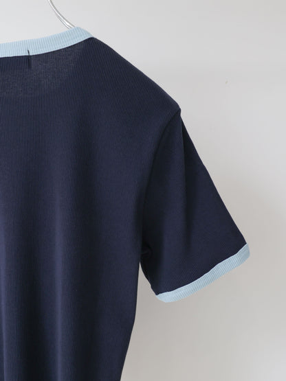 CREW NECK RINGER Tee GY-C0326 /GYMPHLEX