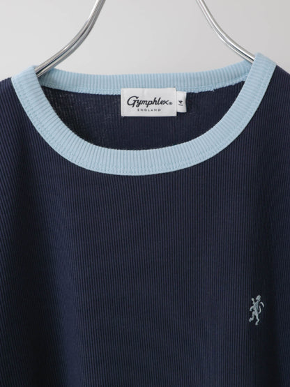CREW NECK RINGER Tee GY-C0326 /GYMPHLEX