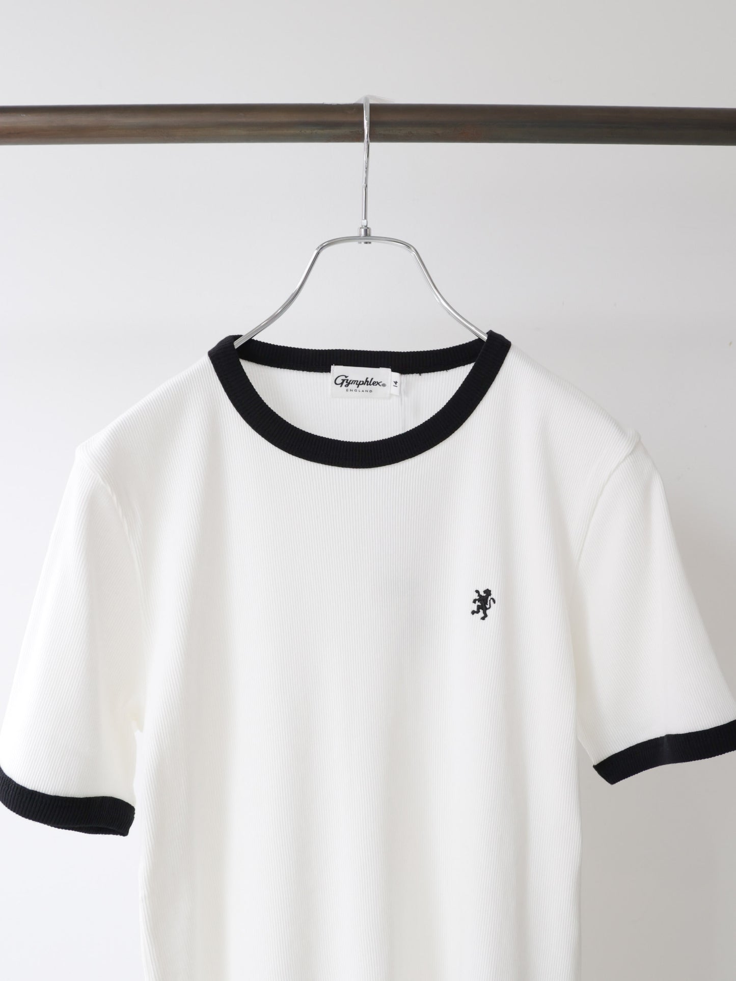 CREW NECK RINGER Tee GY-C0326 /GYMPHLEX