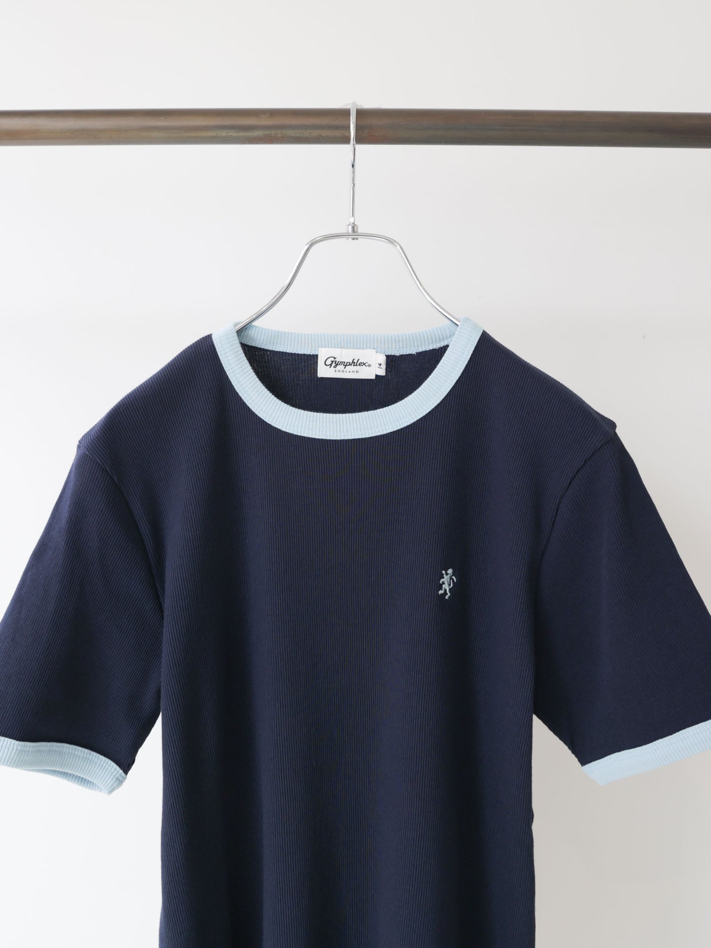 CREW NECK RINGER Tee GY-C0326 /GYMPHLEX
