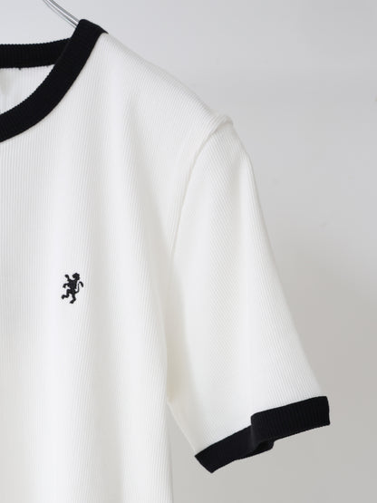 CREW NECK RINGER Tee GY-C0326 /GYMPHLEX