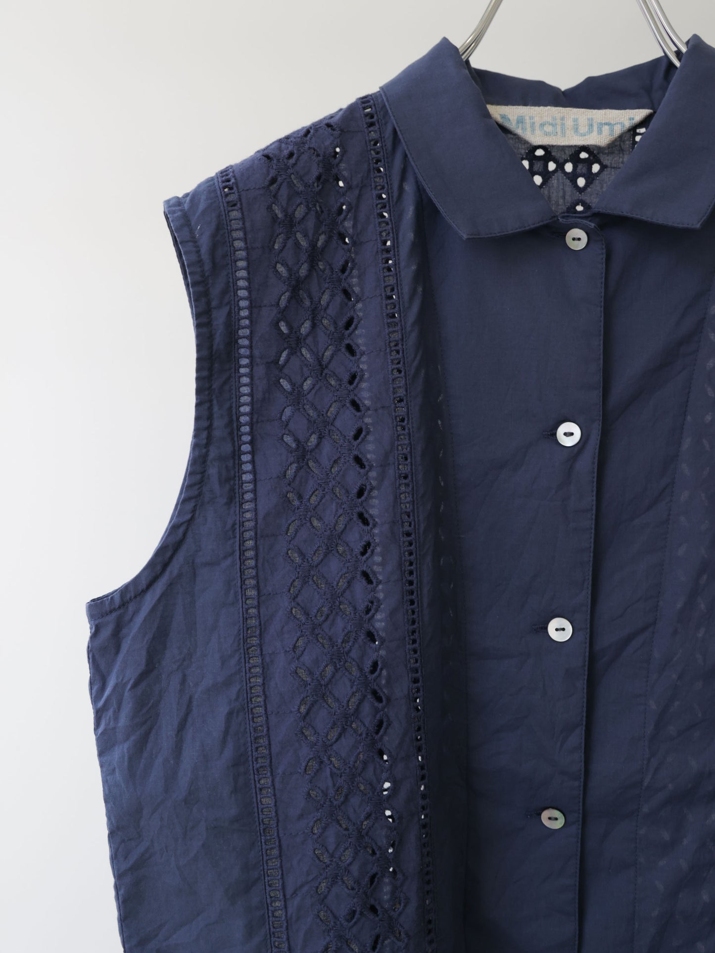 lace vest like shirt