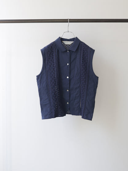 lace vest like shirt