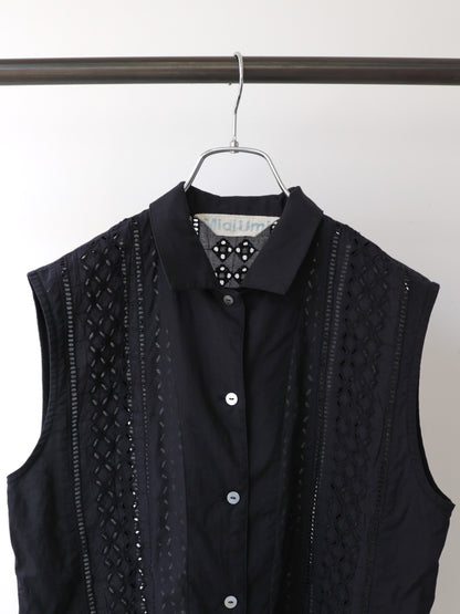lace vest like shirt