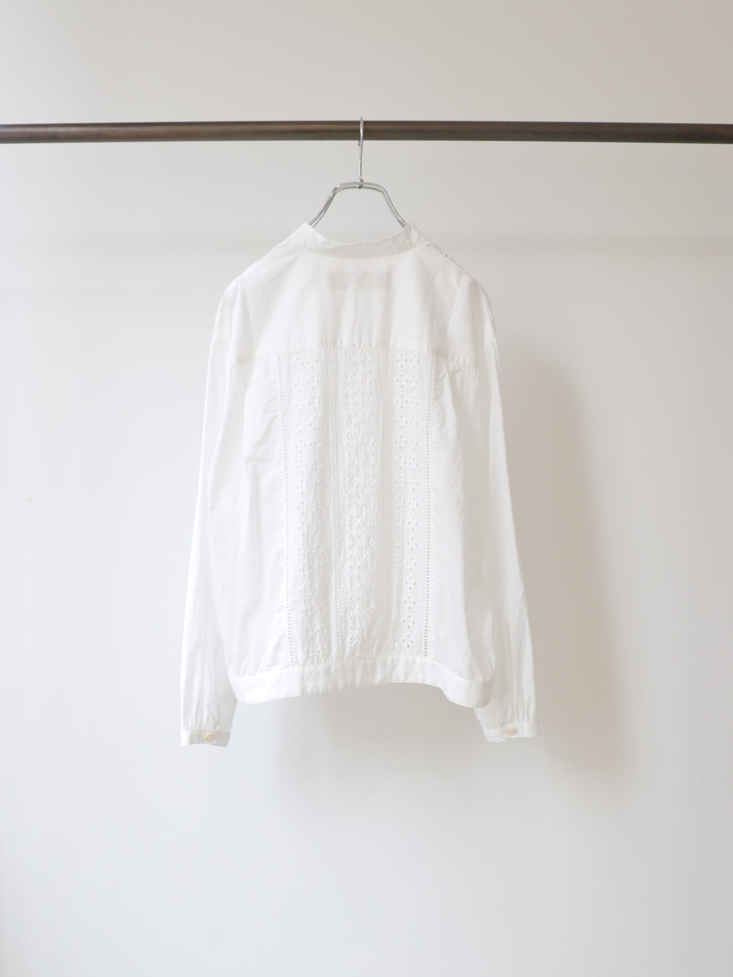 lace blouson shirt