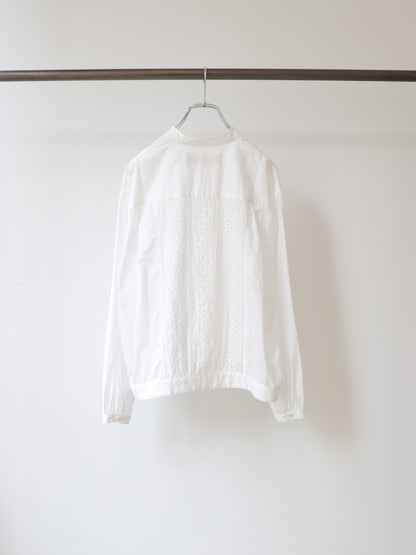 lace blouson shirt