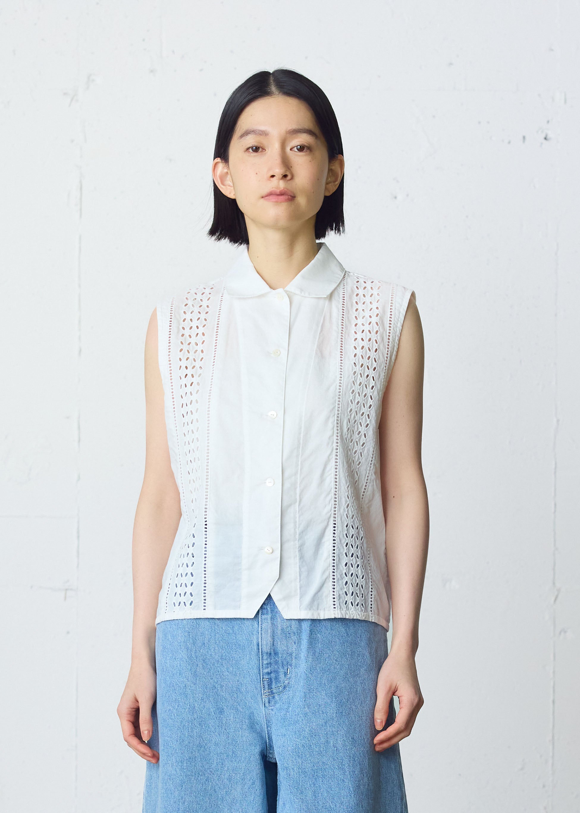 lace vest like shirt