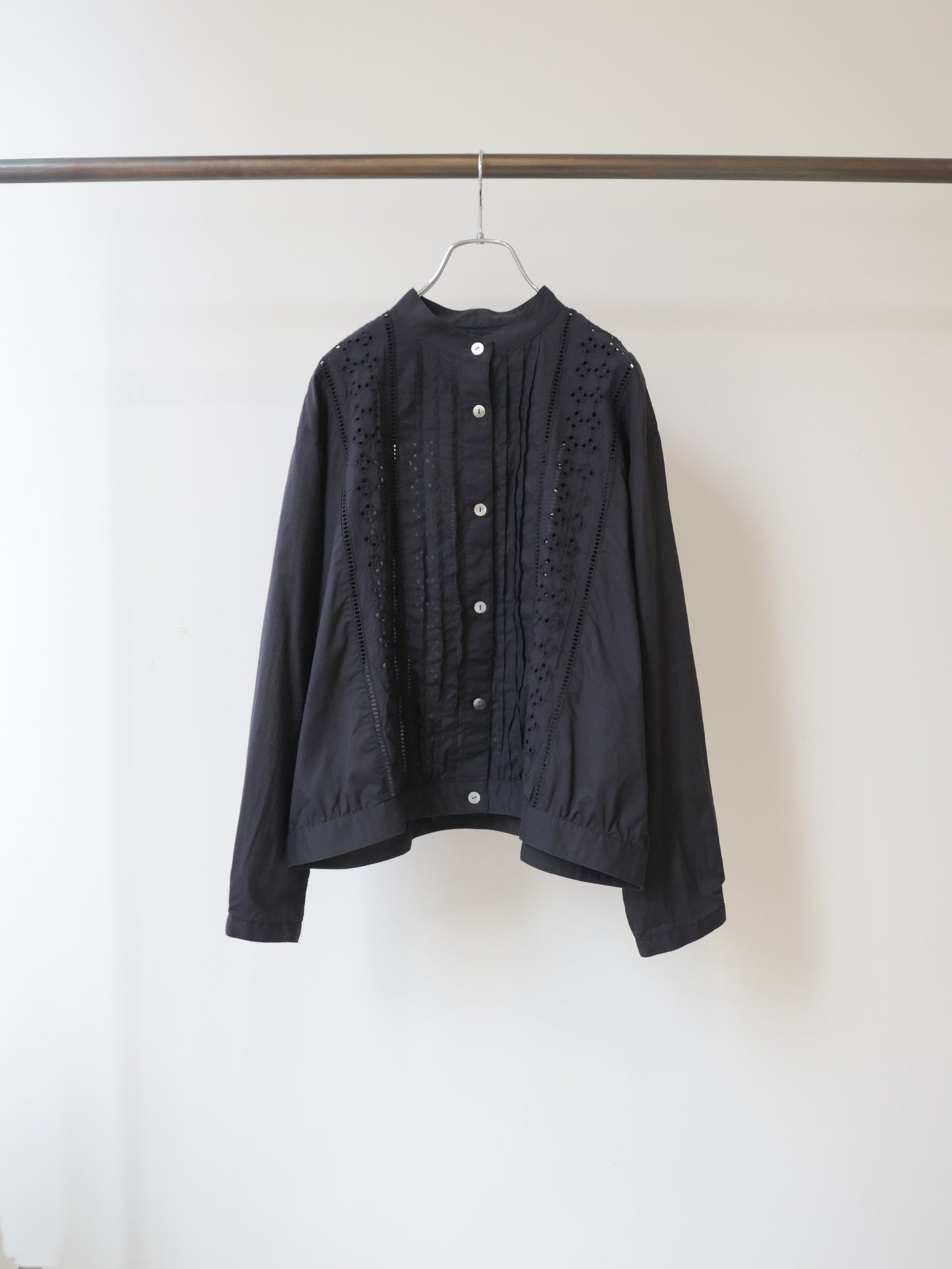 lace blouson shirt
