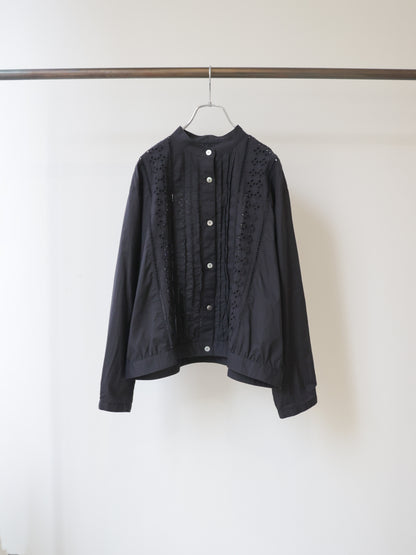 lace blouson shirt