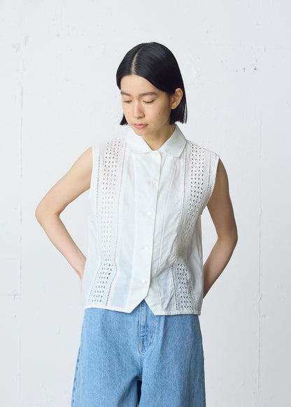 lace vest like shirt