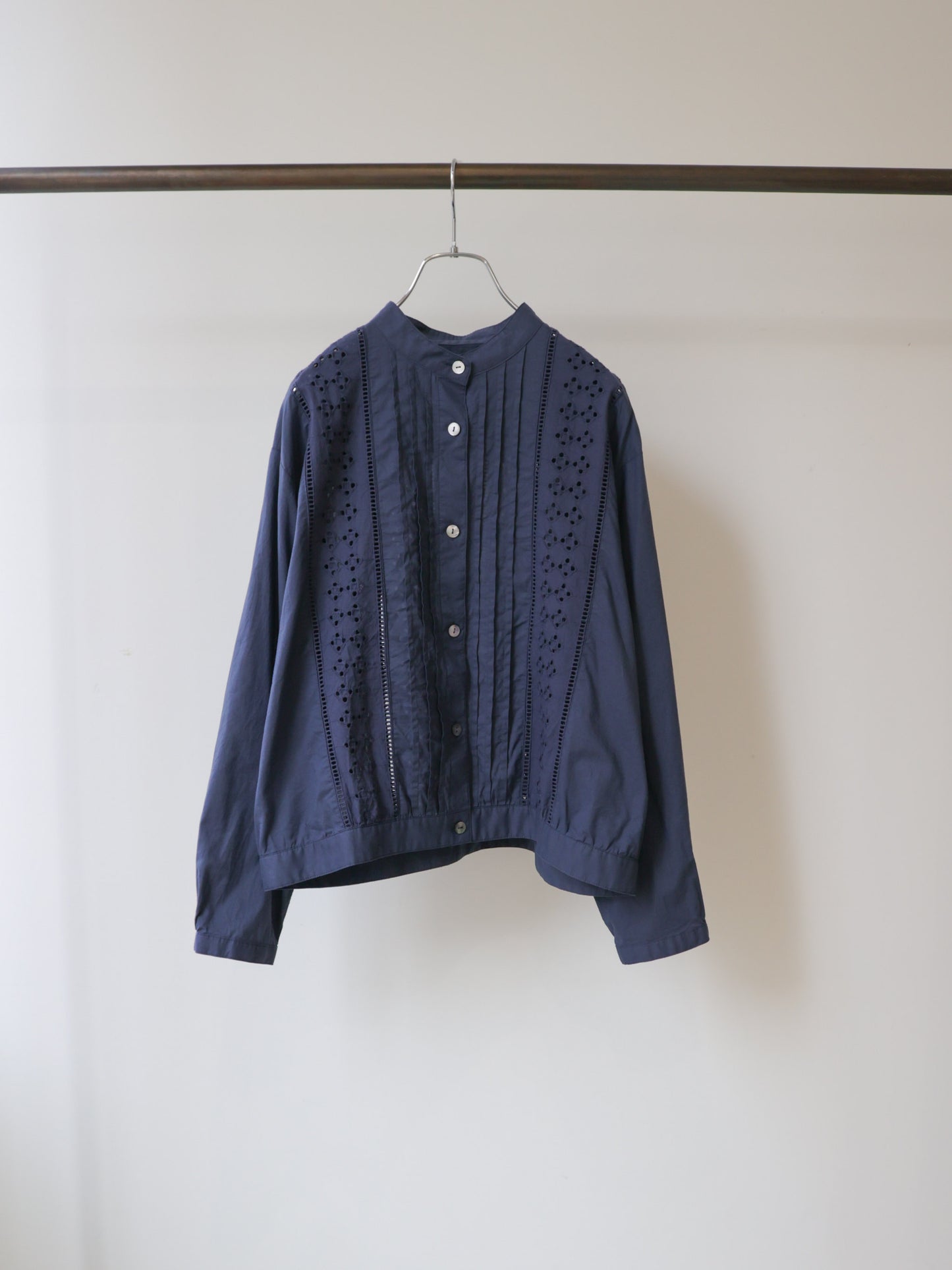 lace blouson shirt