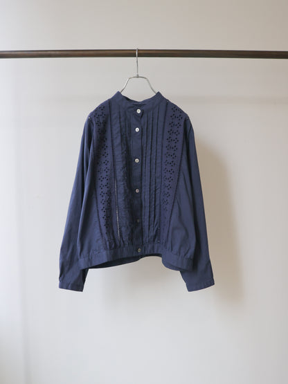 lace blouson shirt